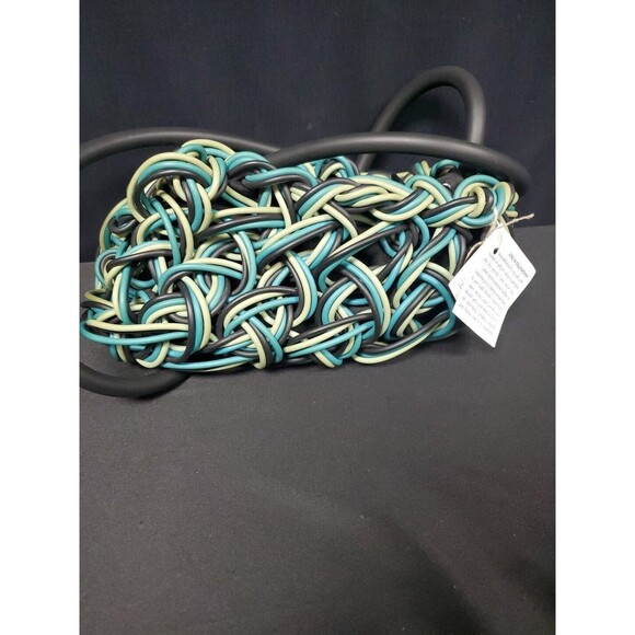 Neo Rosanna Contadini Handbag Purse Italy Neoprene Wonder Handmade Designer NWT - Picture 2 of 8